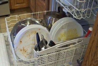 Никогда не ополаскивайте тарелки перед загрузкой в посудомоечную машину! - lublusebya.ru