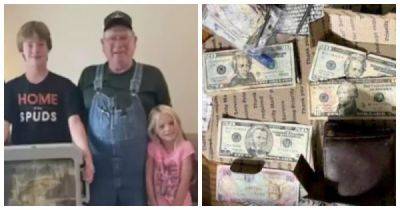 Юный рыбак поймал на удочку кошелёк с кучей денег - porosenka.net - Сша - штат Айова