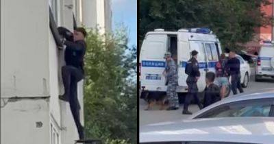 В Новосибирске сотрудник полиции забрался в окно на втором этаже, чтобы задержать преступника - porosenka.net - Новосибирск