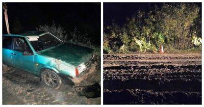 В Омской области женщина с тремя детьми погибли из-за того, что их машина съехала с дороги в наполненный… - porosenka.net - Омская обл.