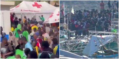 На острове Лампедуза объявили ЧП из-за нашествия мигрантов - porosenka.net - Италия