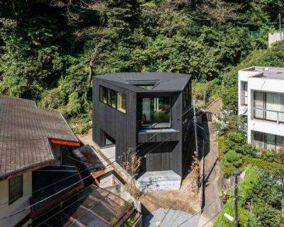 Дом с двором у подножия горы в Японии - chert-poberi.ru - Япония