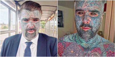 Самый татуированный британец жалуется на "дискриминацию" на работе - porosenka.net - Англия