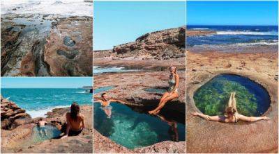 Идеальный отдых: австралийцы, ищущие приключений, спешат исследовать впечатляющие каменные бассейны - porosenka.net