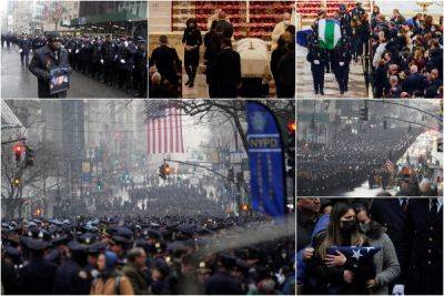 Тысячи полицейских пришли почтить память коллеги, который был хладнокровно застрелен в Гарлеме - porosenka.net