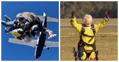 100-летняя бабуля из США отпраздновала юбилей прыжком с парашютом - porosenka.net - Сша - штат Флорида