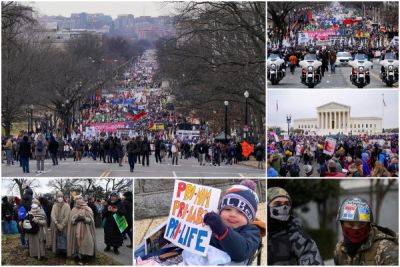 Дональд Трамп - Тысячи активистов, выступающих против абортов, приняли участие в "Марше за жизнь" в Вашингтоне - porosenka.net - Сша - Вашингтон - Вашингтон