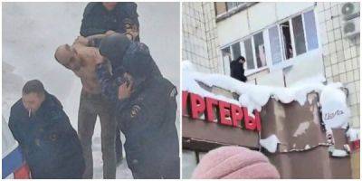 В Казани мужчина на лету поймал младенца, которого неадекватный отец выбросил с пятого этажа - porosenka.net - Казань