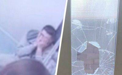 Парень устроил истерику в лифте в Ставрополе: разбил стекло, колотил стены и лежал на полу - porosenka.net