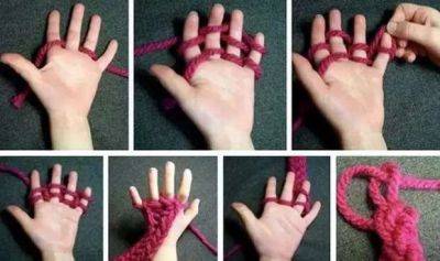 Вязание на пальцах для детей и начинающих - milayaya.ru