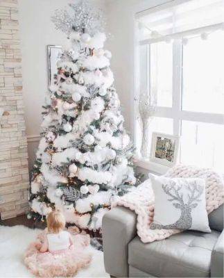 Белый-белый Новый год: 25 идей для белого праздничного декора - milayaya.ru