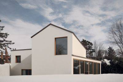 Белый дом в стиле «минимализм» в Канаде