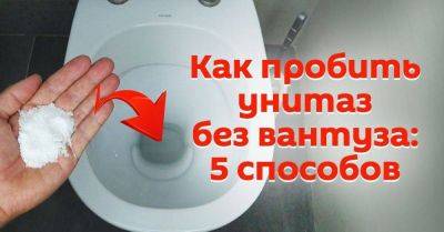 Что делать, если забился унитаз: инструкция и помощь - lifehelper.one