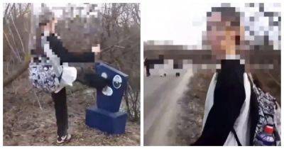 В Нижегородской области школьница на спор пнула надгробие - porosenka.net - Россия - Украина - Нижегородская обл. - Турция